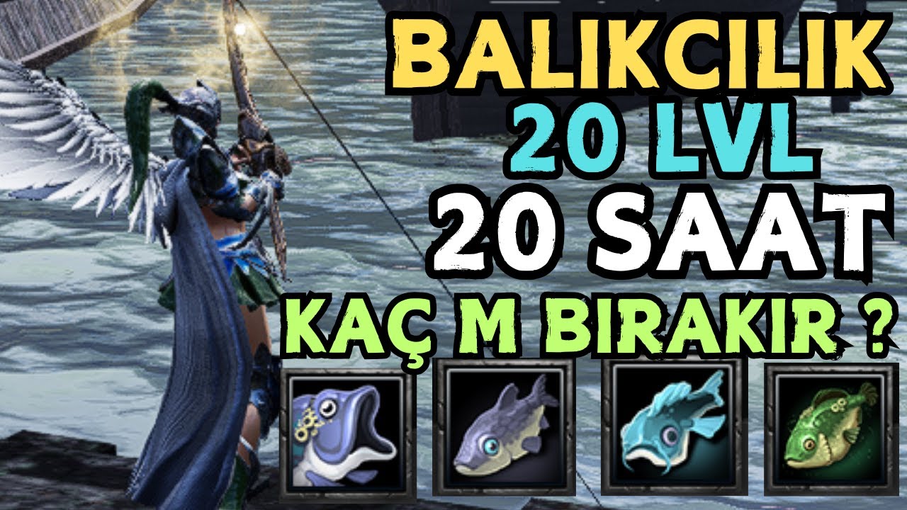 RİSE ONLİNE - GALİA -BALIKCILIK 20 LVL 20 SAAT KAÇ M BIRAKIR ?