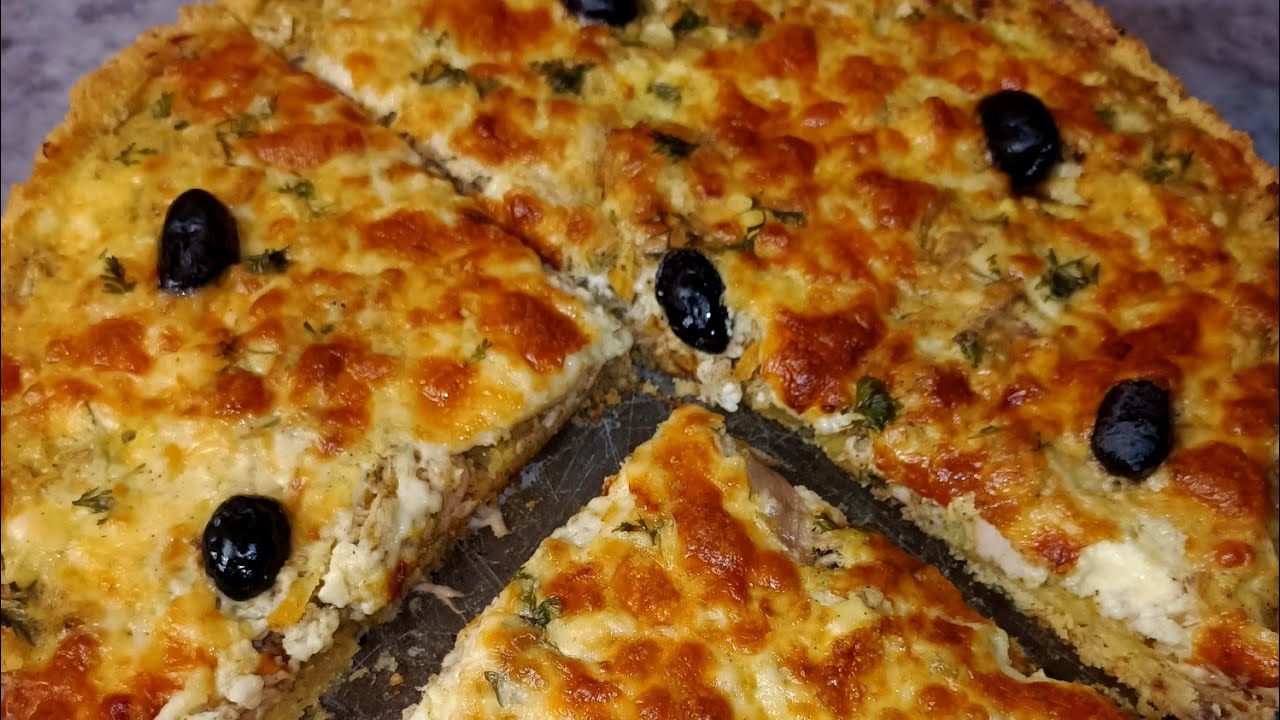 كيش بالدجاج والجبن صحي ولذيذ وبدون غلوتين.  🌽😋