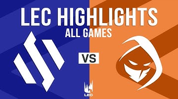 BDS vs RGE ALL GAMES Highlights Week 1 Day 3 | LEC 2025 Spring Split | Team BDS vs Rogue