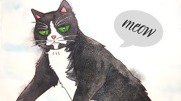 How to Draw a Grumpy Cat