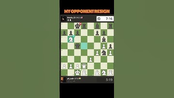 My Opponent resign After THIS Move 😎