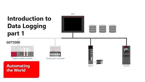 GOT2000: Introduction to Data Logging part 1 | Mitsubishi Electric