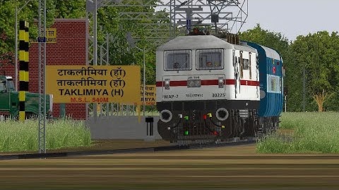 Amritsar Jaynagar || Shaheed Express || WAP5 || Indian Train simulator || MSTS || Open Rails || IRV3
