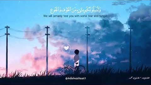 حالات قرآن دينيه//ولنبلونكم بشئ ٍ من الخوف والجوع\\القارئ إسلام صبحي «