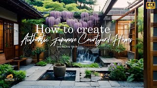 How to create Authentic Japanese Courtyard Homes step-by-step Guide