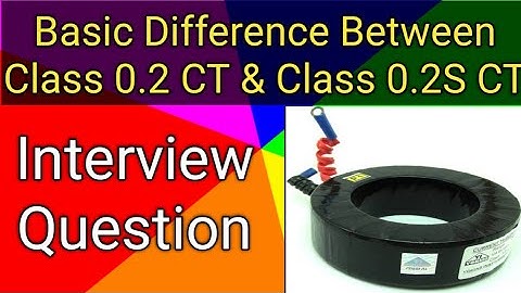 CT Accuracy Class| What is 0.2 Class CT| What is 0.2S class CT| Current Transformer