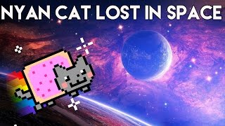 Kitty On Energy Drink - Nyan Cat Lost In Space