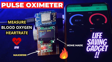 || HOW TO MAKE PULSE OXIMETER USING MAX30100 & ESP8266 || OLED DISPLAY & BLYNK ||