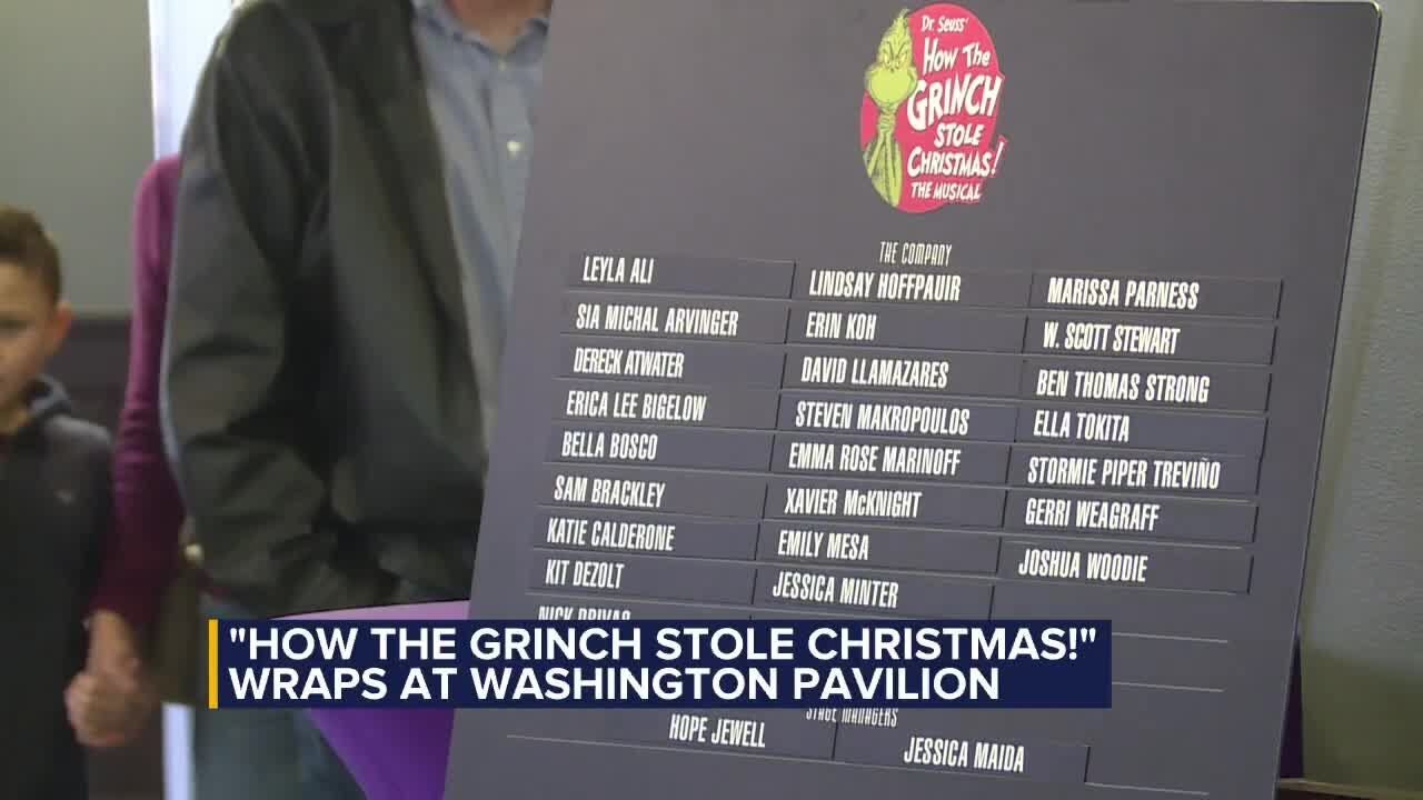“How The Grinch Stole Christmas!” wraps at Washington Pavilion