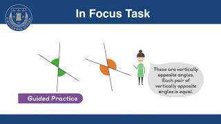 Year 6 Maths C12, L1: Vertically Opposite Angles