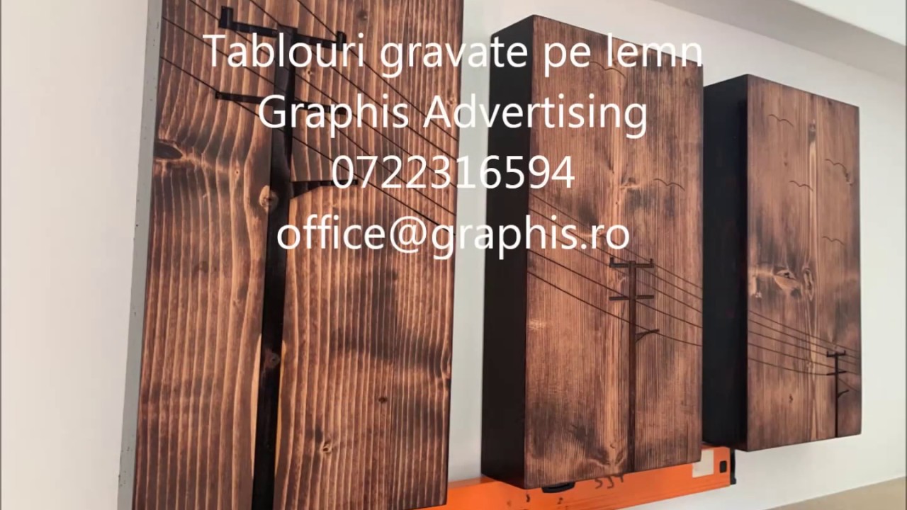 Graphis Advertising -Tablouri gravate pe lemn