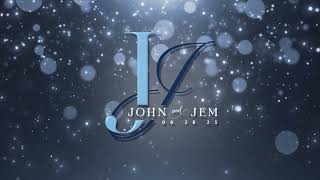 John   Jem Animated Wedding Monogram