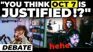 Israel Debate vs Communist Instantly Derails Into Wild Personal Insults