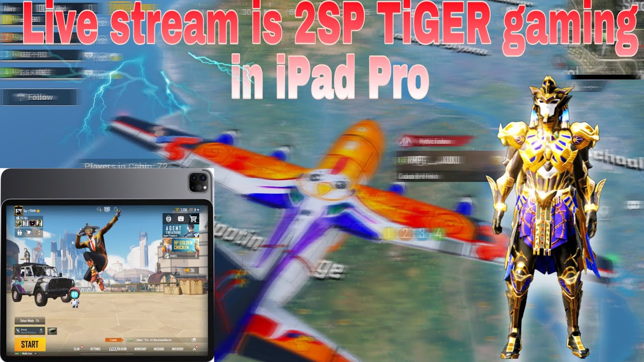 Live stream 🇵🇰 Pubg mobile TPP Rank PUSH TO CONQUEROR Squad 2SP TiGER ...