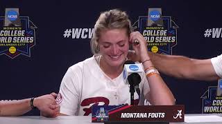 2023-06-02 WCWS Alabama Postgame Press conference