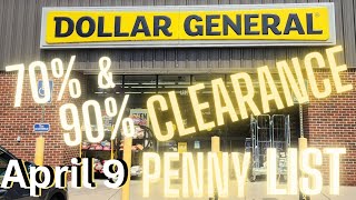 Dollar General Clearance Update and Penny List