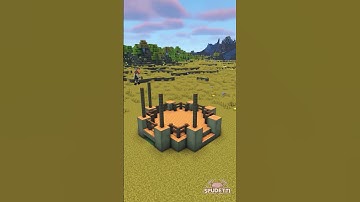 Minecraft: Wooden Gazebo #Shorts