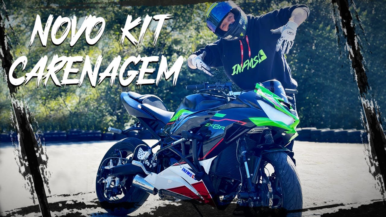 Instalação do NOVO KIT CARENAGEM ZX6 2021 by CJI - YouTube