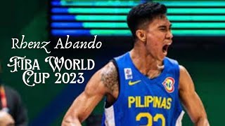 Rhenz Abando 2023 Fiba World Cup highlights 