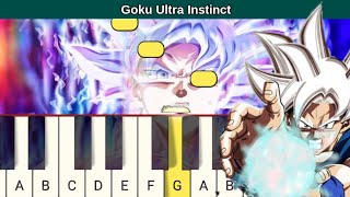 Goku Ultra Instinct Theme / Easy Piano Song screenshot 3