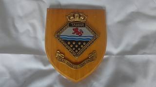 C1930-1997 HMS Tamar Royal Navy Maritime Ship's Wall Plaque (Davey's Antique Arms)