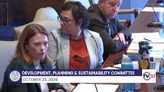 Development, Planning and Sustainability Committee- Part 2, October 23, 2026
