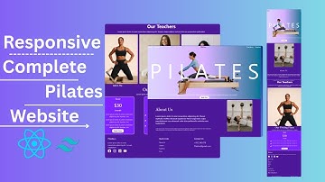 Build Full Pilates Website | React + Tailwind Complete Project 🚀