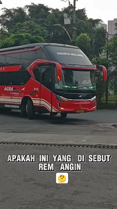 Apakah ini yang di namakan bunyi rem Angin pada bus 🤔 #bus #agramas #busmania #bussid