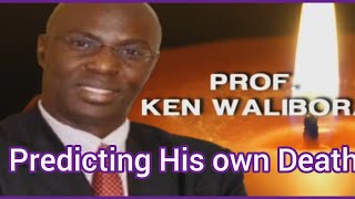 How Ken Walibora predicted his death and Burial,