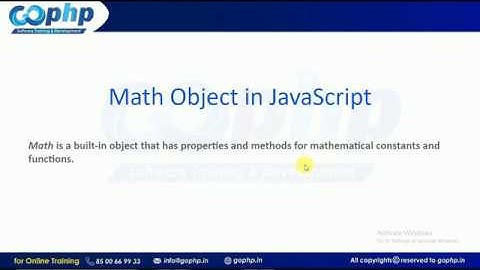 29 - Math Object in JavaScript | JavaScript Tutorial for Beginners