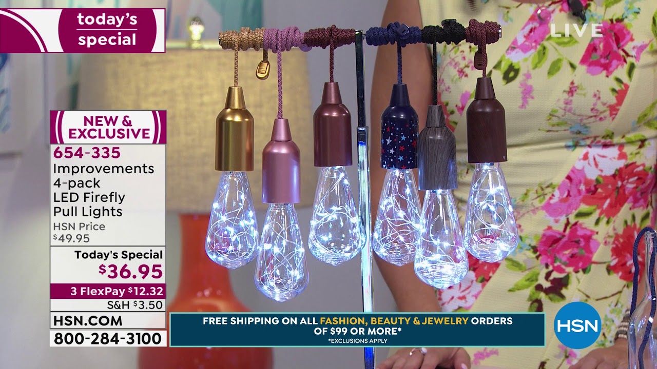 Improvements 4pack LED Firefly Pull Lights - YouTube