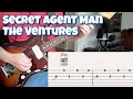 Secret Agent Man (Ventures cover with tabs)