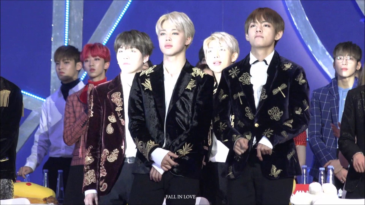 170114 골든디스크 방탄소년단 BTS 지민  대기석 레이니즘(Rainism)