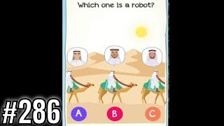 Braindom 2 Riddle Level 286 Which one is a robot? Gameplay Solution Walkthrough screenshot 5