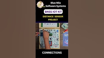 BNSS IOT PROJECT 7 - DISTANCE SENSOR