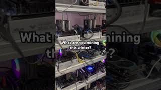 CPU mining best during winter #crypto