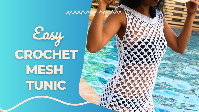 Beach Swimsuit Coverup Free Crochet Pattern