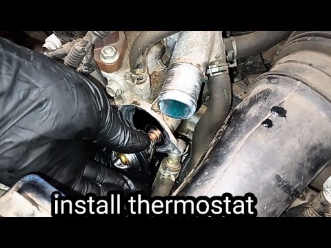 thermostat/thermostat housing replacement on a Honda 1.8 - YouTube