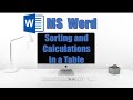 Mastering Calculations, Sorting, and Tables Instantly