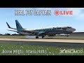 Boston - Atlanta | Airline Captain LIVE | ZIBO MOD Boeing 737 | X-Plane 11