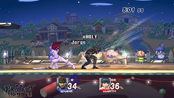 [P:M Demo 2.1] Jorge(Marth) vs Unholydeath123(Snake) 5