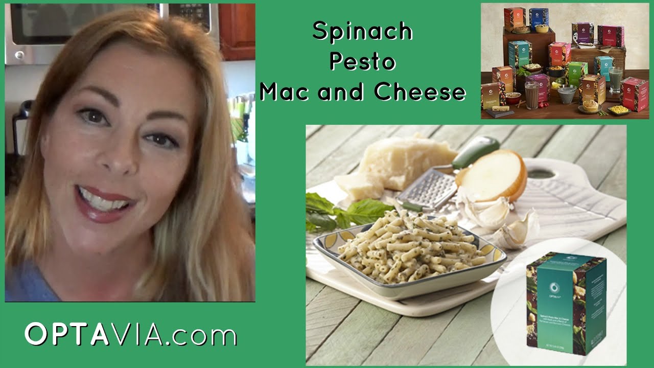 #Optavia - Spinach Pesto Mac and Cheese - #Optavia30 - YouTube.