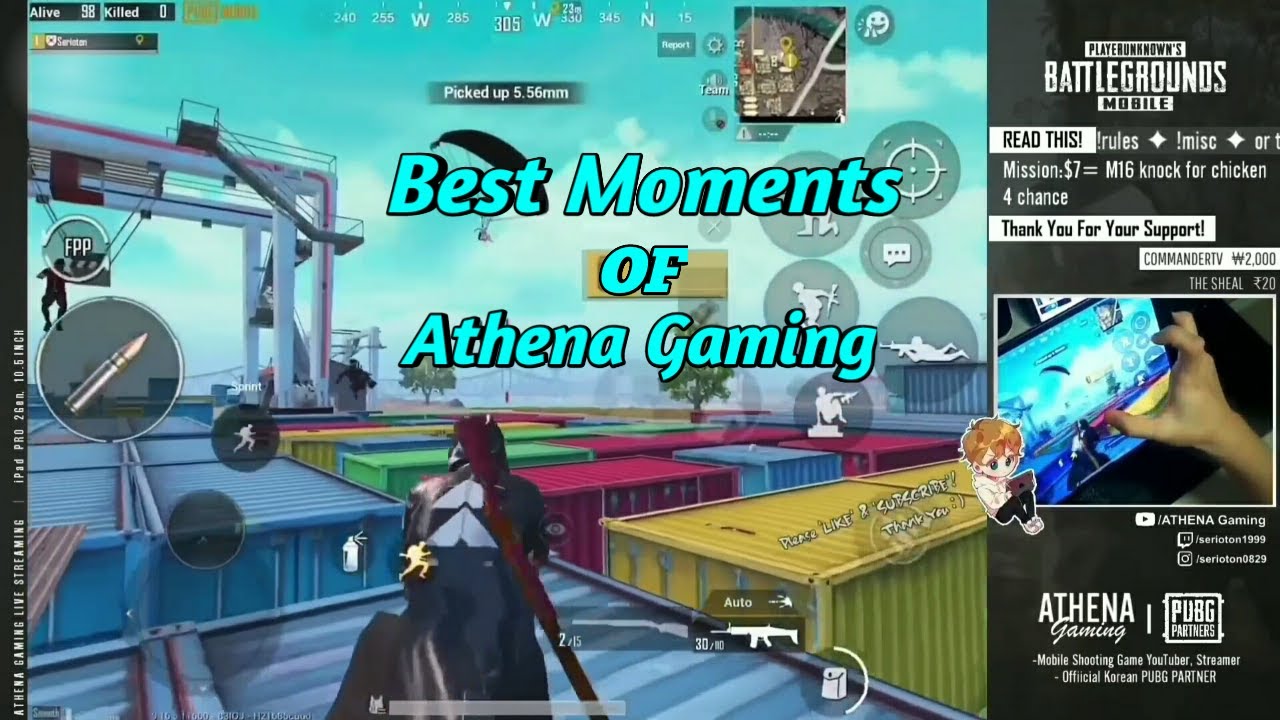 Best Moments Of Athena Gaming 2020 | Athena Gaming | PUBGMOBILE | - YouTube
