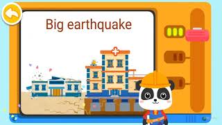 Baby Panda Earthquake Game | Build a Safe City | Learn To Be An Architect | Babybus Gameplay Video screenshot 4