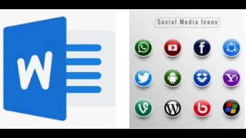 Insert social media icons in Resume MS word || TechTeach
