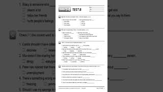 Interchange 5th Level 3 Assessment Unit1-8 Tests Version B