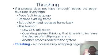 22CS3202R OS ALLOCATION OF FRAMES AND THRASHING