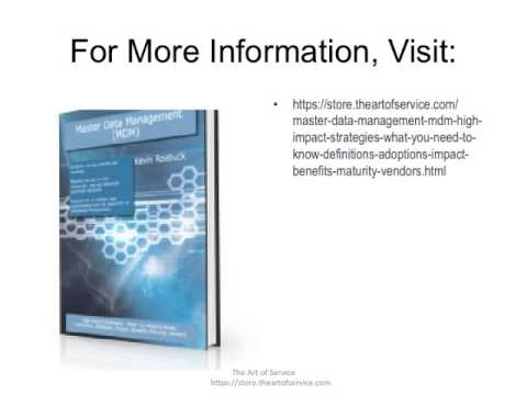 Master Data Management  MDM   High impact Strategies   What You Need to Know  Definitions  Adoptions