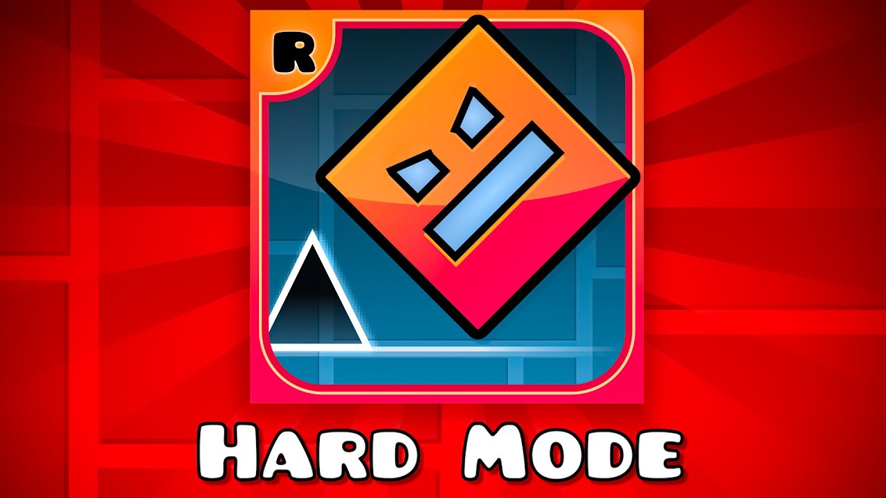 Geometry Dash, but HARD MODE ON ✅