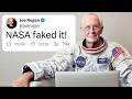 Real Moon Astronaut Reacts to Moon Landing Deniers